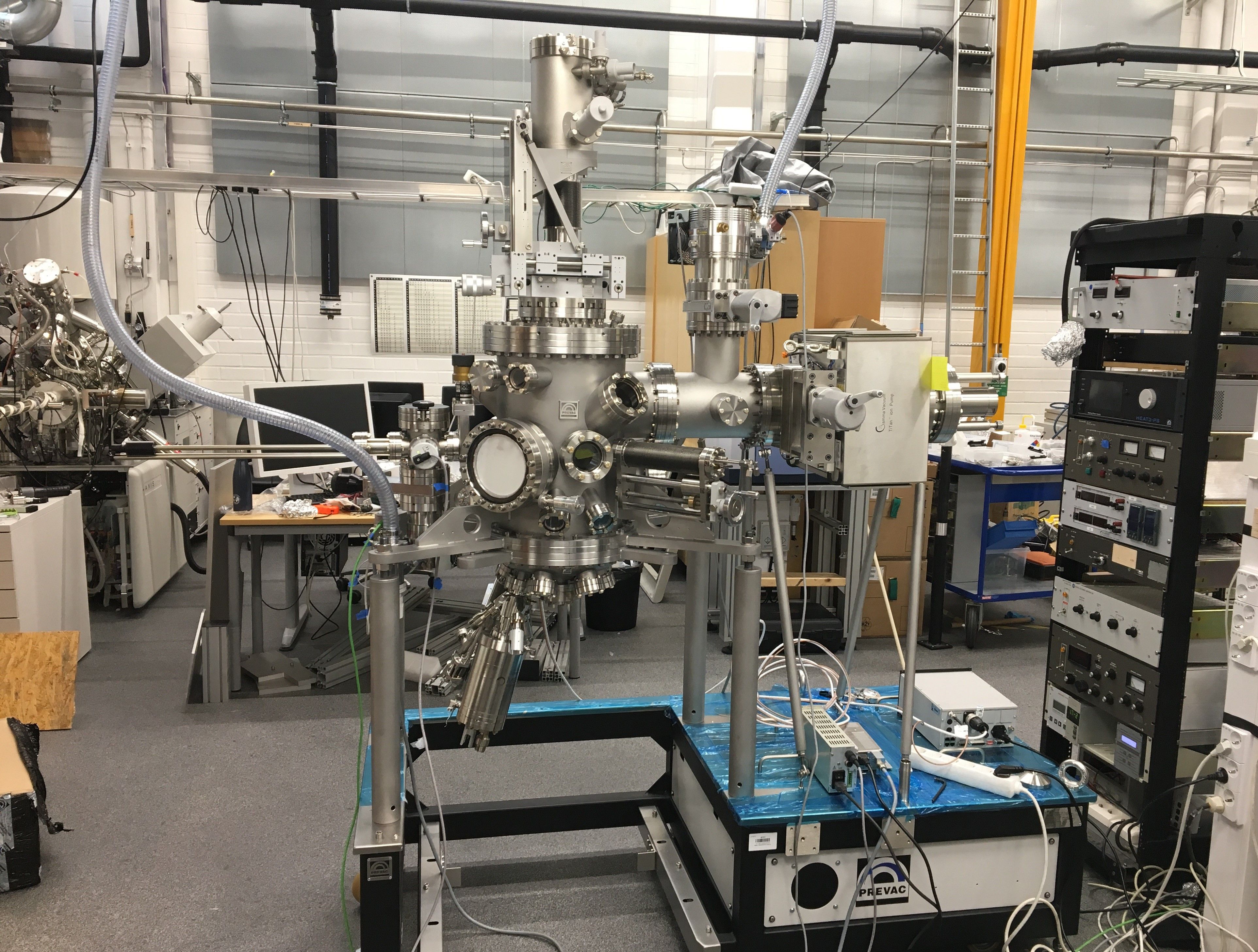 Our molecular beam epitaxy setup at first glance.